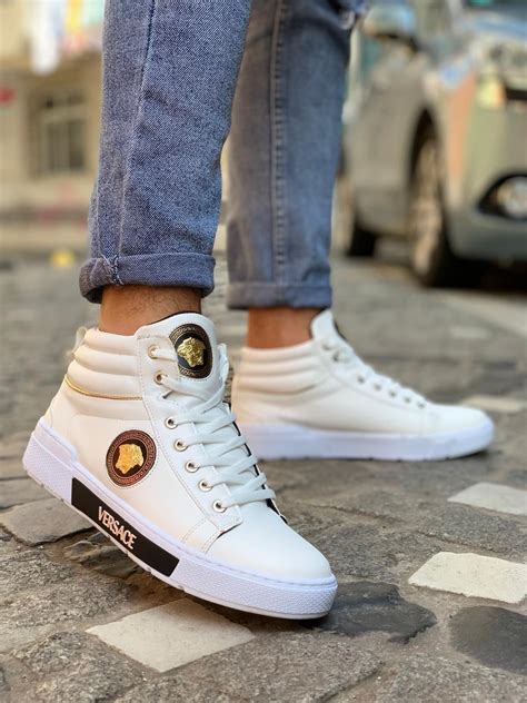 fashion sneaker versace men shoes|fashion sneaker men Versace shoes.